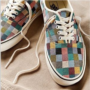 Vans x Urban Outfitter patchwork vintage sneakers